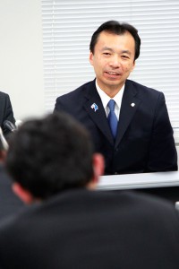参議院選挙に向けての石川県庁での記者会見